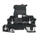 WEIDMULLER - Morsetto componibile portafusibile nero 2.5 mm² 6.3 A 36 V TS 35 V-0 Wemid WMF 2.5 FU PE 10-36V SW.