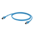 WEIDMULLER - Cavo patch Ethernet RJ45 IP20, Numero di poli: 8, Lunghezza: 25m IE-C6FP8LB0250M40M40-B.