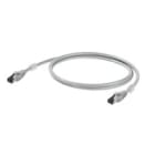 WEIDMULLER - Cavo patch Ethernet RJ45 IP20, Numero di poli: 8, Lunghezza: 5m IE-C6FP8LD0050M40M40-D. 1165940050