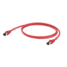 WEIDMULLER - Cavo patch Ethernet RJ45 IP20, 8 poli, Lunghezza 0.2m IE-C6FP8LR0002M40M40-R.