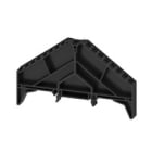 WEIDMULLER - Supporto marcatori, serie P, 8 piani, BZT PRV8 SW 35X15.