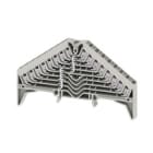 WEIDMULLER - Morsetto ripartitore di potenziale PUSH IN grigio 1.5 mm² 17.5 A 250 V 32 collegamenti 8 piani TS 35 x 15 V-0 policarb PPV 8 GR 35X15 DGR.
