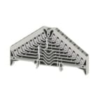 WEIDMULLER - Morsetto ripartitore di potenziale PUSH IN grigio 1.5 mm² 17.5 A 250 V 32 collegamenti 8 piani TS 35 x 7.5 V-0 policar PPV 8 GR 35X7.5 DGR.