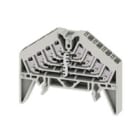 WEIDMULLER - Morsetto ripartitore di potenziale PUSH IN grigio 1.5 mm² 17.5 A 250 V 16 collegamenti 4 piani TS 35 x 15 V-0 policarb PPV 4 GR 35X15 DGR.