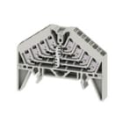 WEIDMULLER - Morsetto ripartitore di potenziale PUSH IN grigio 1.5 mm² 17.5 A 250 V 16 collegamenti 4 piani TS 35 x 15 V-0 policarb PPV 4 GR 35X15 DGR.