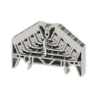 WEIDMULLER - Morsetto ripartitore di potenziale, PUSH IN, grigio, 1.5 mm², 17.5 A, 250 V, 16 collegamenti, 4 piani, TS 35 x 7.5, V-0, policar PPV 4 GR 35X7.5 DGR.