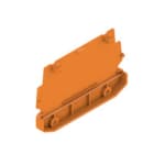 WEIDMULLER - Piastra terminale (custodia sagomata) Larghezza: 21.5 IP20 installato PA 66 arancione AP 110 D OR.