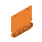 WEIDMULLER - Piastra terminale (custodia sagomata), Larghezza: 21.5, IP20 installato, PA 66, arancione AP 111 D OR. 1185560000