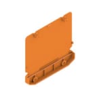 WEIDMULLER - Piastra terminale (custodia sagomata), Larghezza: 21.5, IP20 installato, PA 66, arancione AP 111 D OR.