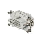 WEIDMULLER - Inserto di contatto femmina HDC HE 10 FS, 500V, 16A, 10 poli, collegamento a vite, dimensione 4.