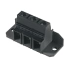 WEIDMULLER - Morsetto per circuito stampato 15.00 mm LXB 15.00/03/90 4.5SN BK BX.