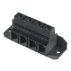 WEIDMULLER - Morsetto per circuito stampato 15.00 mm LXB 15.00/04/90 4.5SN BK BX.