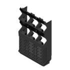 WEIDMULLER - Elemento laterale (custodia modulare), Larghezza: 67.5, IP20 installato, Plastica, nero CH20M67 S 2PSC/2PSC/2PSC BK 2010.