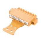 WEIDMULLER - Connettori per circuito stampato 160V 17.5A Passo 3.81mm 1.5mm² 8 poli PUSH IN attuatore Box BCF 3.81/08/180FZE SN OR BX.