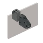 WEIDMULLER - Morsetto passante, 500V, 32A, larghezza 8.1mm, 6mm², collegamento a vite, box WGKV 4 BK BX.