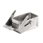 WEIDMULLER - Custodia HDC HQM ALU CS, Base passante con connettori a innesto industriali, Gancio trasversale in basso, Dimensioni HQ, IP65 in condizione innestata.