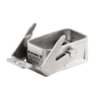 WEIDMULLER - Custodia HDC HQM ALU CS, Base passante con connettori a innesto industriali, Gancio trasversale in basso, Dimensioni HQ, IP65 in condizione innestata.