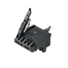 WEIDMULLER - Connettore ad innesto PUSH IN, Numero di poli: 4, Fusibile PTSI 4/LD 36V AC/DC.