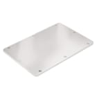 WEIDMULLER - Piastra flangiata Klippon TB diritto 167x250x6mm in acciaio inox 1.4404 lucidato elettrochimicamente KTB GP 262620 AB S4 6MM.