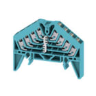 WEIDMULLER - Morsetto ripartitore di potenziale, PUSH IN, blu, 1.5 mm², 17.5 A, 250 V, 16 collegamenti, 4 piani, TS 35 x 15, V-0, policarbona PPV 4 BL 35X15 DGR.