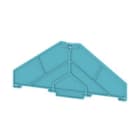 WEIDMULLER - Piastra terminale 120x3 mm blu PAP PRV/PPV8 BL.