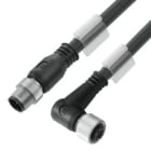 WEIDMULLER - Cavi sensore-attuatore preconfezionati, Linea di collegamento M12 / M12, 8 poli, Lunghezza cavo 3 m maschio diritto femmina SAIL-M12GM12W-8S3.0U.