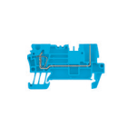 WEIDMULLER - Morsettiera passante molla autobloccante blu 2.5 mm² 24 A 500 V TS 35 V-0 Wemid 120 °C ZT 2.5/2AN/1 BL.