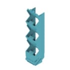 WEIDMULLER - Elemento laterale (custodia modulare) CH20M22 Larghezza 22.5 IP20 installato Plastica Azzurro PPP BL 2013