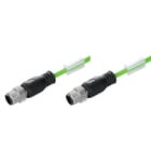 WEIDMULLER - Cavo EtherCat preconfezionato, Linea di collegamento, Numero di poli: 4, 10 m - SAIL-M12GM12SG-4S10UIE