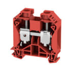 WEIDMULLER - Morsettiera passante a vite, rosso, 35 mm², 125 A, 1000 V, 2 collegamenti, TS 35, V-0, Wemid, 130 °C, WDU 35 RT.