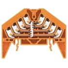 WEIDMULLER - Morsetto ripartitore di potenziale PUSH IN arancione 1.5 mm² 17.5 A 250 V Numero di collegamenti 16 Numero di piani 4 TS 35 x 15 V-0 polic PPV 4 OR 35X15 DGR.