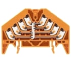 WEIDMULLER - Morsetto ripartitore di potenziale PUSH IN arancione 1.5 mm² 17.5 A 250 V Numero di collegamenti 16 Numero di piani 4 TS 35 x 7.5 V-0 poli PPV 4 OR 35X7.5 DGR.