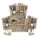 WEIDMULLER - Morsetto a vite 2.5 mm² WDK 2.5 LD/GN 1D 2R 230.