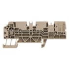 WEIDMULLER - Morsettiera passante a vite, Beige scuro, 2.5 mm², 24 A, 500 V, 1 collegamento, TS 35, V-0, Wemid, 120 °C, WDT 2.5 BT.