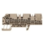 WEIDMULLER - Morsettiera passante a vite, Beige scuro, 2.5 mm², 24 A, 500 V, 1 collegamento, TS 35, V-0, Wemid, 120 °C, WDT 2.5 BT.