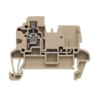 WEIDMULLER - Morsetto innestabile Beige scuro 2.5 mm² Numero di collegamenti: 1 Numero di piani: 1 V-0 Wemid WT 2.5