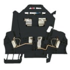 WEIDMULLER - Morsetto con molla autobloccante, elemento fusibile con LED per connettore trasversale ad innesto aperto da un lato ZSI 2.5/LD 120AC SW.
