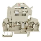 WEIDMULLER - Morsetto con molla autobloccante e LED per connettore trasversale ad innesto, aperto da un lato, elemento fusibile ZSI 2.5/LD 120AC GR.