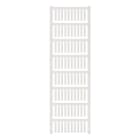 WEIDMULLER - Sistema di codifica cavi, 1.7 - 2.1 mm, 5.8 mm, poliammide 66, bianco, Campo delle temperature di impiego: -40...100 °C SFR 1/21MC NE WS