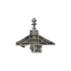 WEIDMULLER - Morsetto a bullone, collegamento a bullone, beige scuro, 16 mm², 76 A, 1000 V, numero di collegamenti: 1, numero di piani: 1, TS 32, V-0, Wemid WF 5/32.