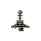 WEIDMULLER - Morsetto a bullone, collegamento a bullone, beige scuro, 120 mm², 269 A, 1000 V, numero di collegamenti: 1, numero di piani: 1, TS 32, V-0, Wemid WF 10/32.