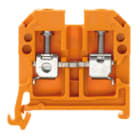 WEIDMULLER - Morsettiera passante arancione 4 mm² 32 A 800 V, 2 collegamenti, 1 piano, TS 35, V-2, PA 66, 100 °C SAK 4/35 OR.