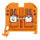 WEIDMULLER - Morsettiera passante arancione 4 mm² 32 A 800 V, 2 collegamenti, 1 piano, TS 35, V-2, PA 66, 100 °C SAK 4/35 OR.