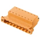 WEIDMULLER - Connettori per circuito stampato 320V 25.9A Passo 5.08mm 3.31mm² 8 poli PUSH IN attuatore Box SLF 5.08/08/180F SN OR BX.