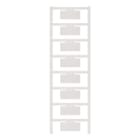 WEIDMULLER - Siglatura dispositivi, Larghezza: 37.5 mm, poliammide 66, bianco, Campo delle temperature di impiego: -40...100 °C SM 37.5/17 MC NE WS. 1336710000