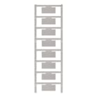 WEIDMULLER - Siglatura dispositivi, Larghezza: 37.5 mm, poliammide 66, grigio, Campo delle temperature di impiego: -40...100 °C SM 37.5/17 MC NE GR. 1336720000