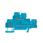 WEIDMULLER - Morsetto blu innestabile 2.5 mm², 4 collegamenti, 2 piani, V-0, Wemid ZDT 2.5/2 BL.