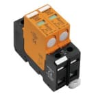 WEIDMULLER - Scaricatore sovratensioni Tipo II senza contatto segnalazione remota VPU 2 PV 600V DC.