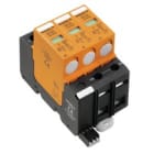 WEIDMULLER - Scaricatore di sovratensioni Tipo II con contatto remoto per reti a bassa tensione, TN-C, IT senza N, AC, 230V, VPU II 3 R 280V/40KA.