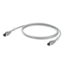 WEIDMULLER - Cavo patch Ethernet RJ45 IP20, Numero di poli: 8, Lunghezza: 0.25 m IE-C6FP8LD025CM40M40-D.